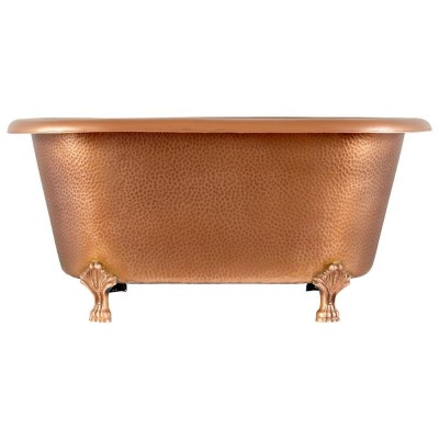 Nickel Boat Bathtub - 1080 X 420 MM Luxury Copper Baby Bathtub Polished 16 Gauge hammered exterior, antique bathtub