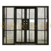 Factory Wholesale Simple Glass Double Sliding Patio Door Sliding Glass Door Hardware